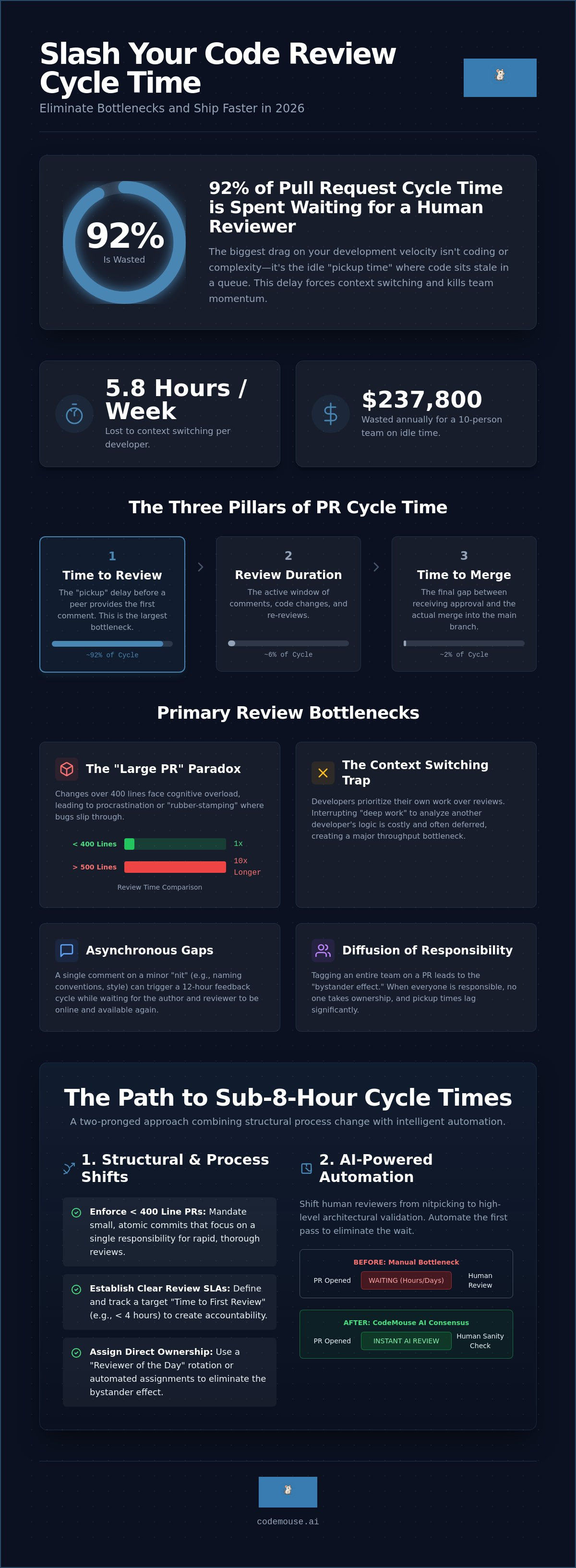 Reduce code review cycle time